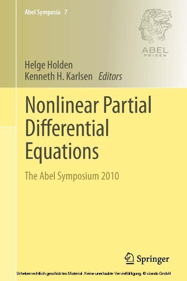 Nonlinear Partial Differential Equations main product photo