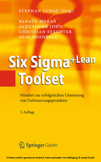 Six Sigma+Lean Toolset main product photo