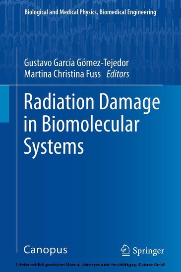 Radiation Damage in Biomolecular Systems main product photo