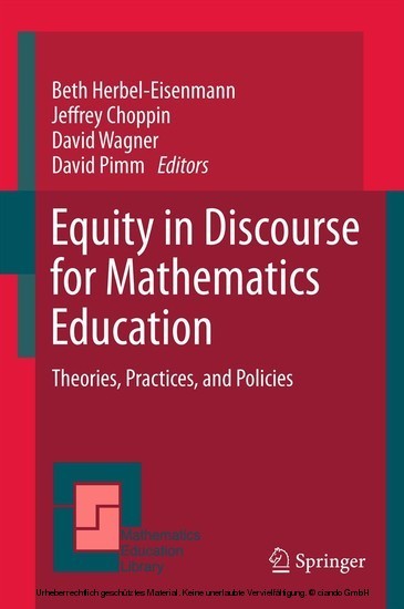 Equity in Discourse for Mathematics Education main product photo