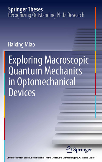 Exploring Macroscopic Quantum Mechanics in Optomechanical Devices main product photo