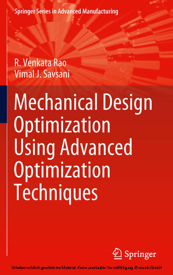 Mechanical Design Optimization Using Advanced Optimization Techniques main product photo