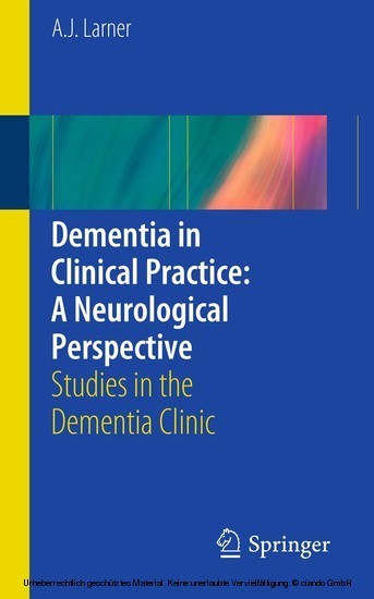 Dementia in Clinical Practice: A Neurological Perspective main product photo