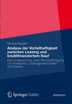 Vorteilhaftigkeit zwischen Leasing und kreditfinanziertem Kauf