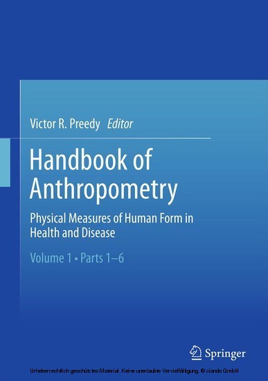 Handbook of Anthropometry main product photo