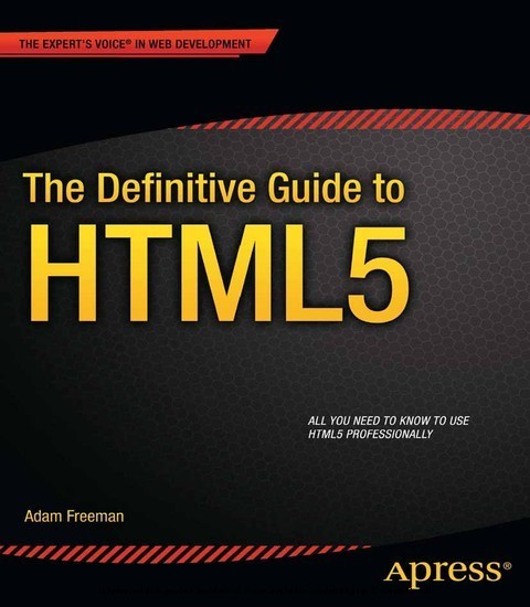 The Definitive Guide to HTML5 main product photo