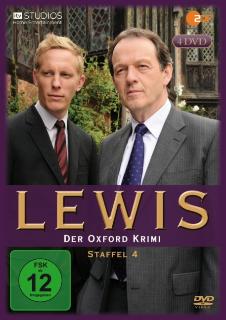 Lewis - Der Oxford Krimi. Staffel.4, 4 DVDs main product photo