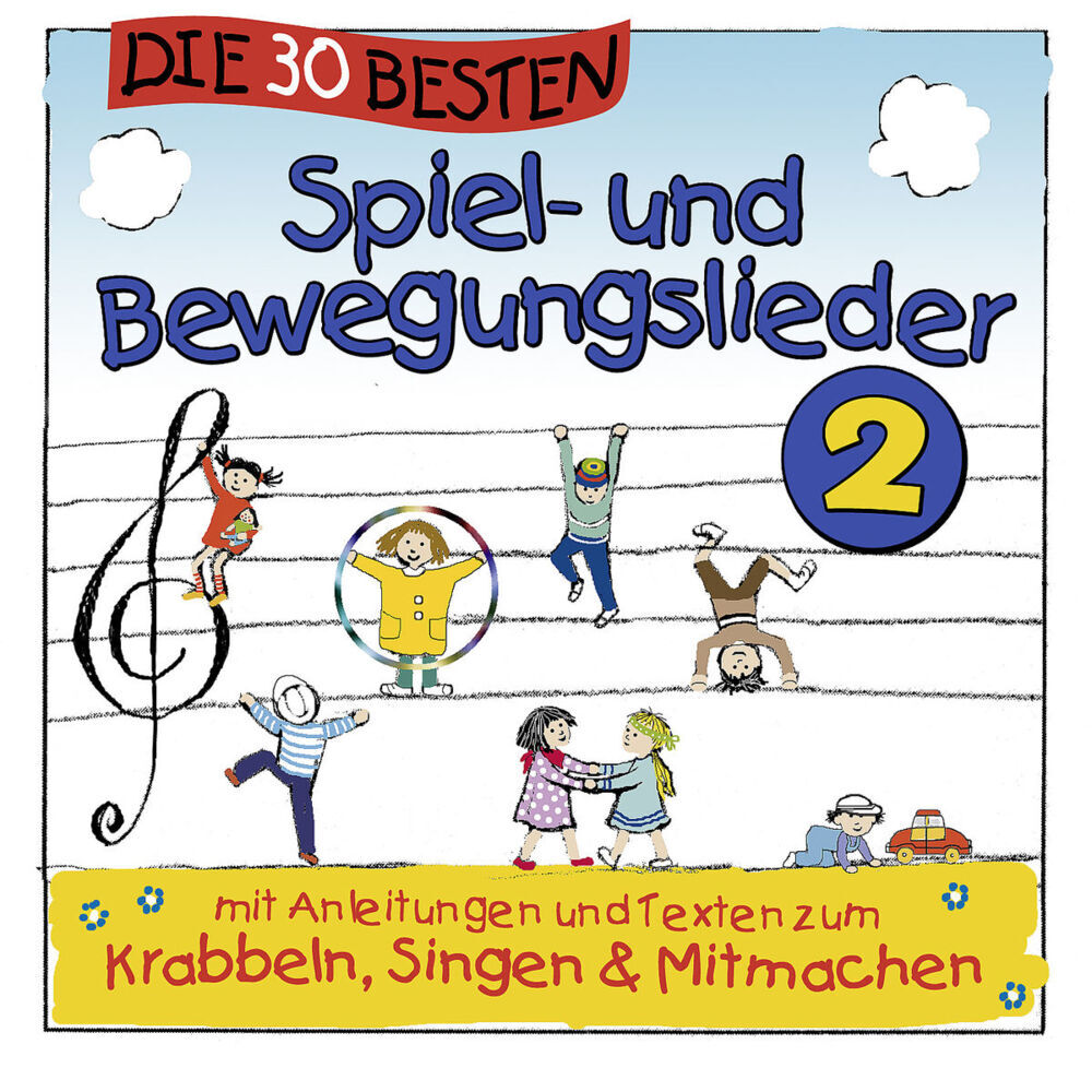 Die 30 besten Spiel- und Bewegungslieder. Vol.2, 1 Audio-CD main product photo