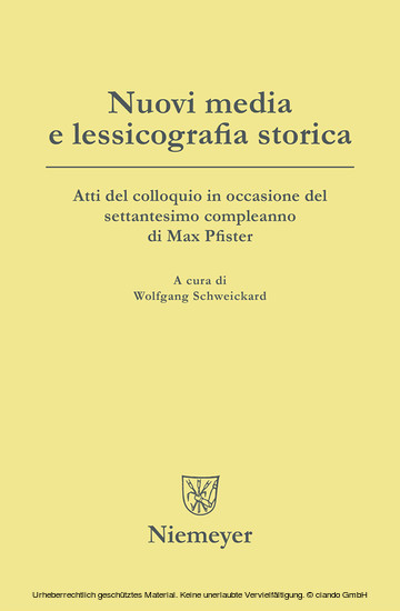 Nuovi media e lessicografia storica main product photo