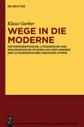 Auf dem Weg in die Moderne