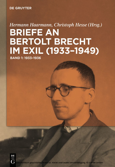 Briefe an Bertolt Brecht im Exil (1933-1949) main product photo