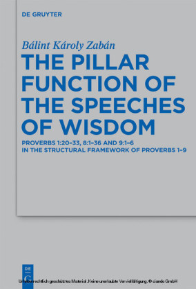 The Pillar Function of the Speeches of Wisdom