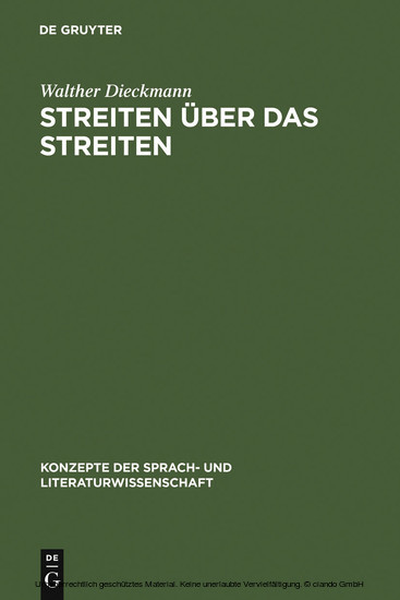 Streiten über das Streiten main product photo