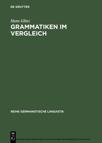 Grammatiken im Vergleich main product photo