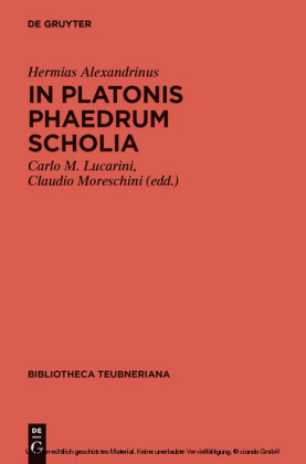 In Platonis Phaedrum Scholia