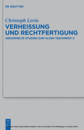 Verheißung und Rechtfertigung