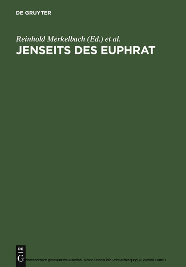 Jenseits des Euphrat main product photo