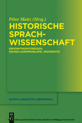 Historische Sprachwissenschaft