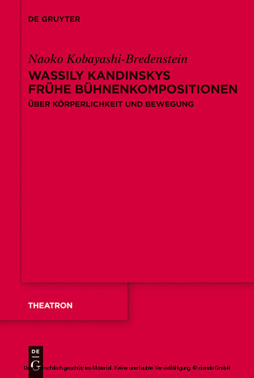 Wassily Kandinskys frühe Bühnenkompositionen main product photo