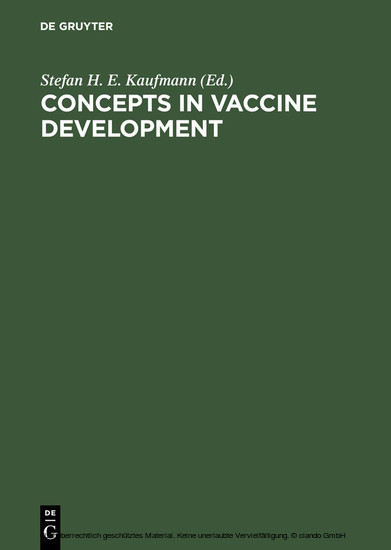 Concepts in Vaccine Development main product photo