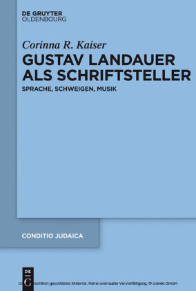 Gustav Landauer als Schriftsteller