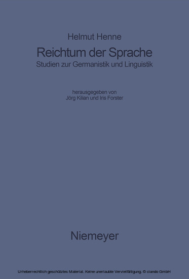 Reichtum der Sprache main product photo