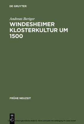 Windesheimer Klosterkultur um 1500
