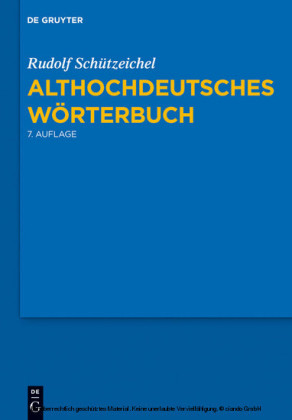 Althochdeutsches Wörterbuch