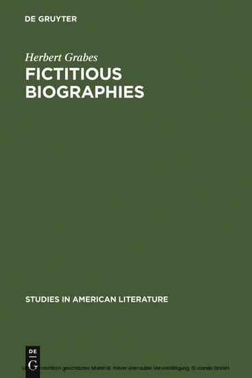 Fictitious Biographies main product photo