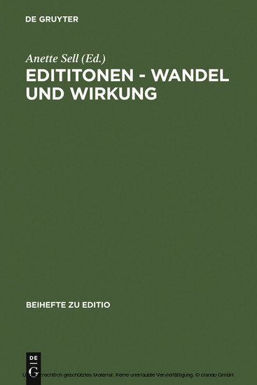 Edititonen - Wandel und Wirkung main product photo