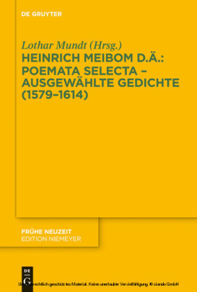 Poemata selecta - Ausgewählte Gedichte (1579-1614)