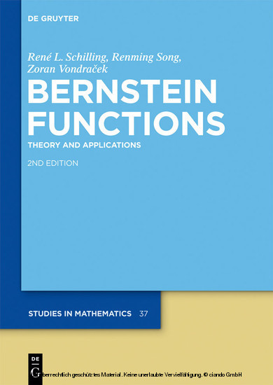 Bernstein Functions main product photo