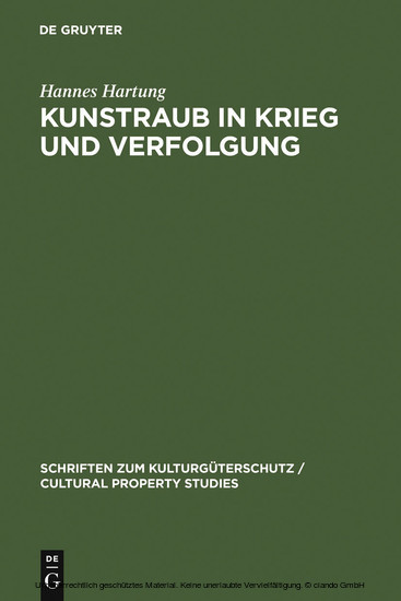 Kunstraub in Krieg und Verfolgung main product photo