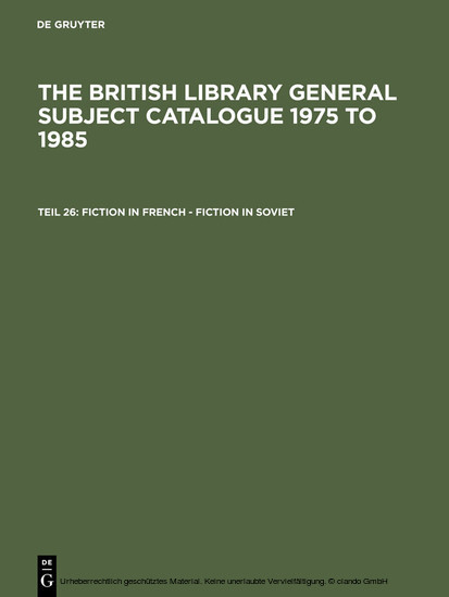 Fiction in French - Fiction in Soviet main product photo
