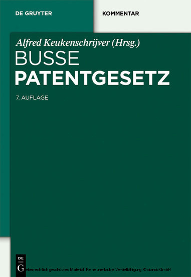 Patentgesetz main product photo
