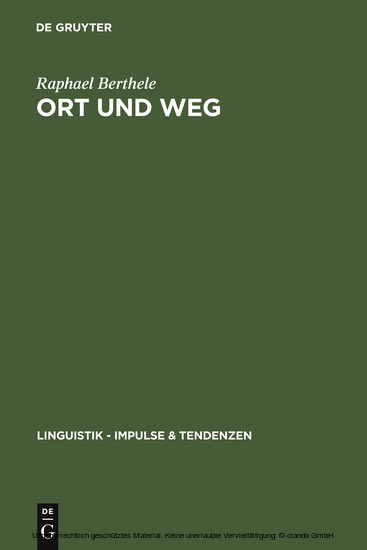 Ort und Weg main product photo