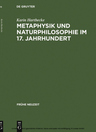Metaphysik und Naturphilosophie im 17. Jahrhundert