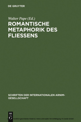 Romantische Metaphorik des Fließens
