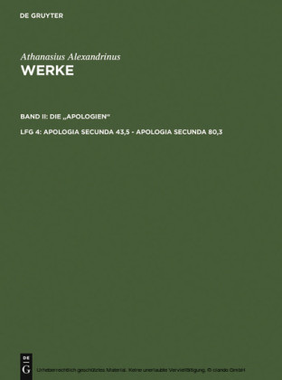 Apologia secunda 43,5 - Apologia secunda 80,3