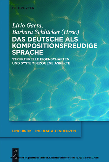 Das Deutsche als kompositionsfreudige Sprache main product photo
