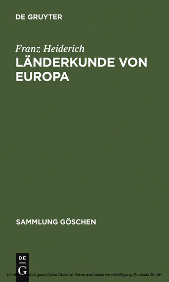 Länderkunde von Europa main product photo
