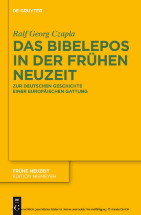 Das Bibelepos in der Frühen Neuzeit