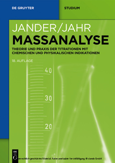 Maßanalyse main product photo