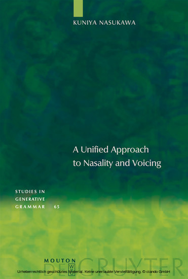 A Unified Approach to Nasality and Voicing main product photo