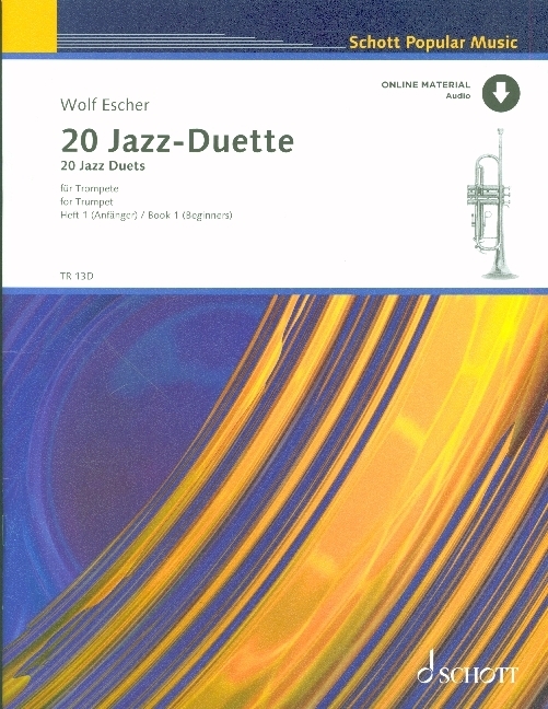 20 Jazz-Duette, 2 Trompeten, Spielpartitur. Vol.1 main product photo