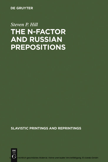 The N-Factor and Russian Prepositions main product photo