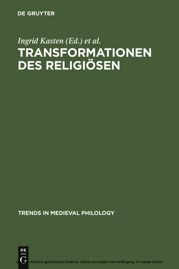 Transformationen des Religiösen main product photo