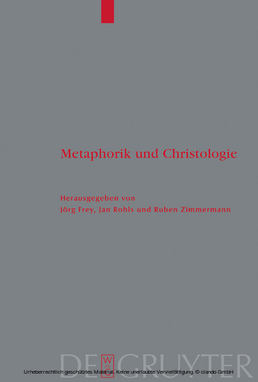 Metaphorik und Christologie main product photo