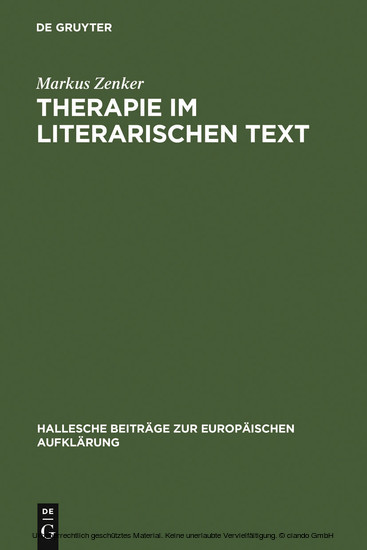 Therapie im literarischen Text main product photo