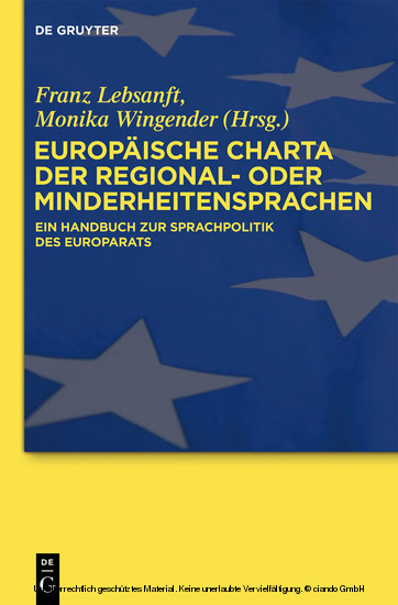 Europäische Charta der Regional- oder Minderheitensprachen main product photo